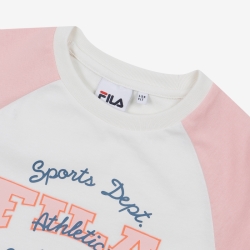 Fila School Round - Poikien T Paita - Persikka | FI-64271